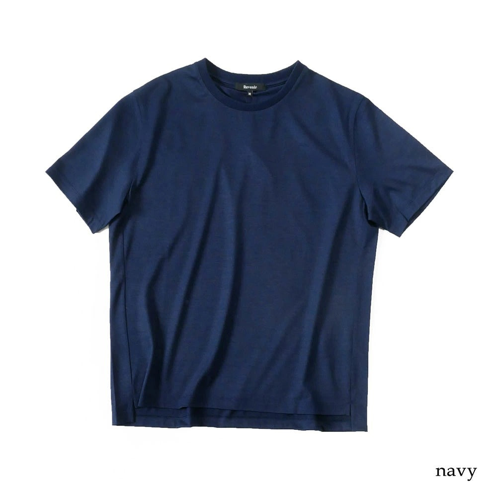 Revenir / リブ二ール 半袖ニット Tシャツ