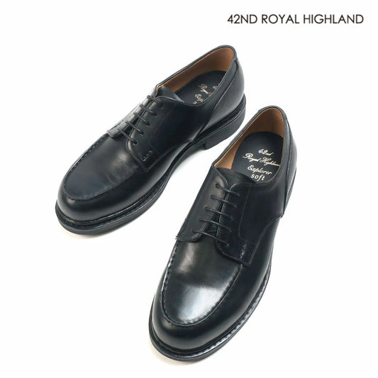 csn4401-01 / 42NDROYALHIGHLAND メンズ Uチップ レース アップシューズ