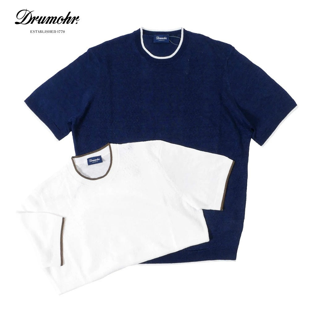 DRUMOHR / ドルモア 半袖ニット Tシャツ