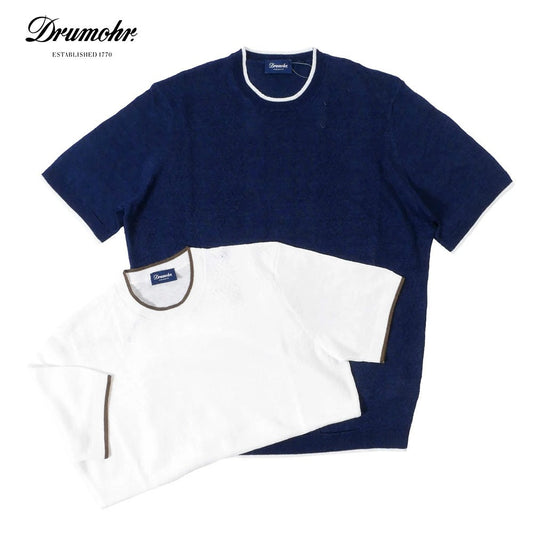 DRUMOHR / ドルモア 半袖ニット Tシャツ