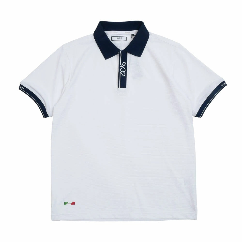 syg-25sabs020 / SY32 by SWEET YEARS GOLF エスワイ32 バイ スウィートイヤーズ ゴルフ ポロシャツ 半袖 JL RENEW WAVE POLO
