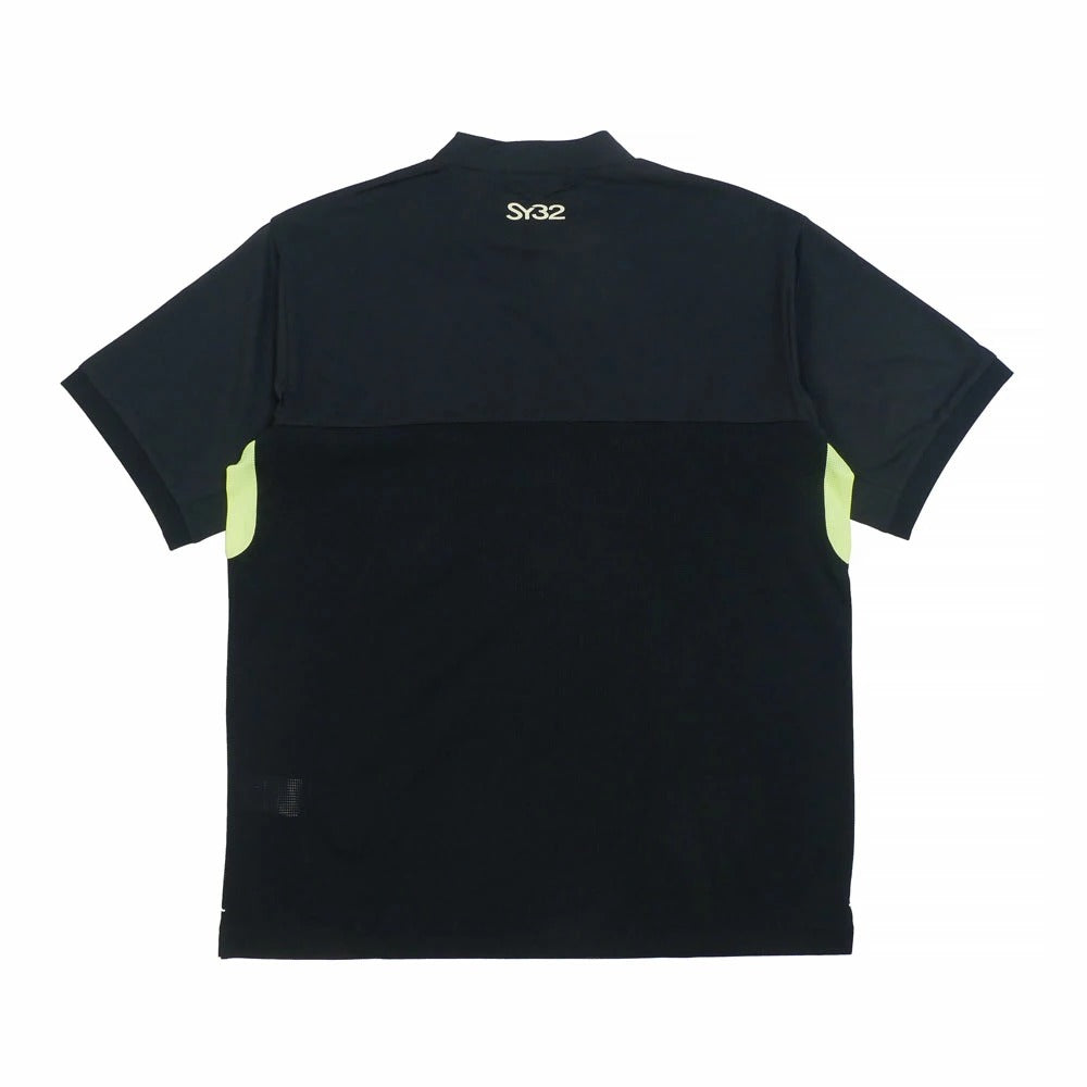 syg-26s1-19 / SY32 by SWEET YEARS GOLF エスワイ32 バイ スウィートイヤーズ ゴルフ モックネック 半袖 カットソー