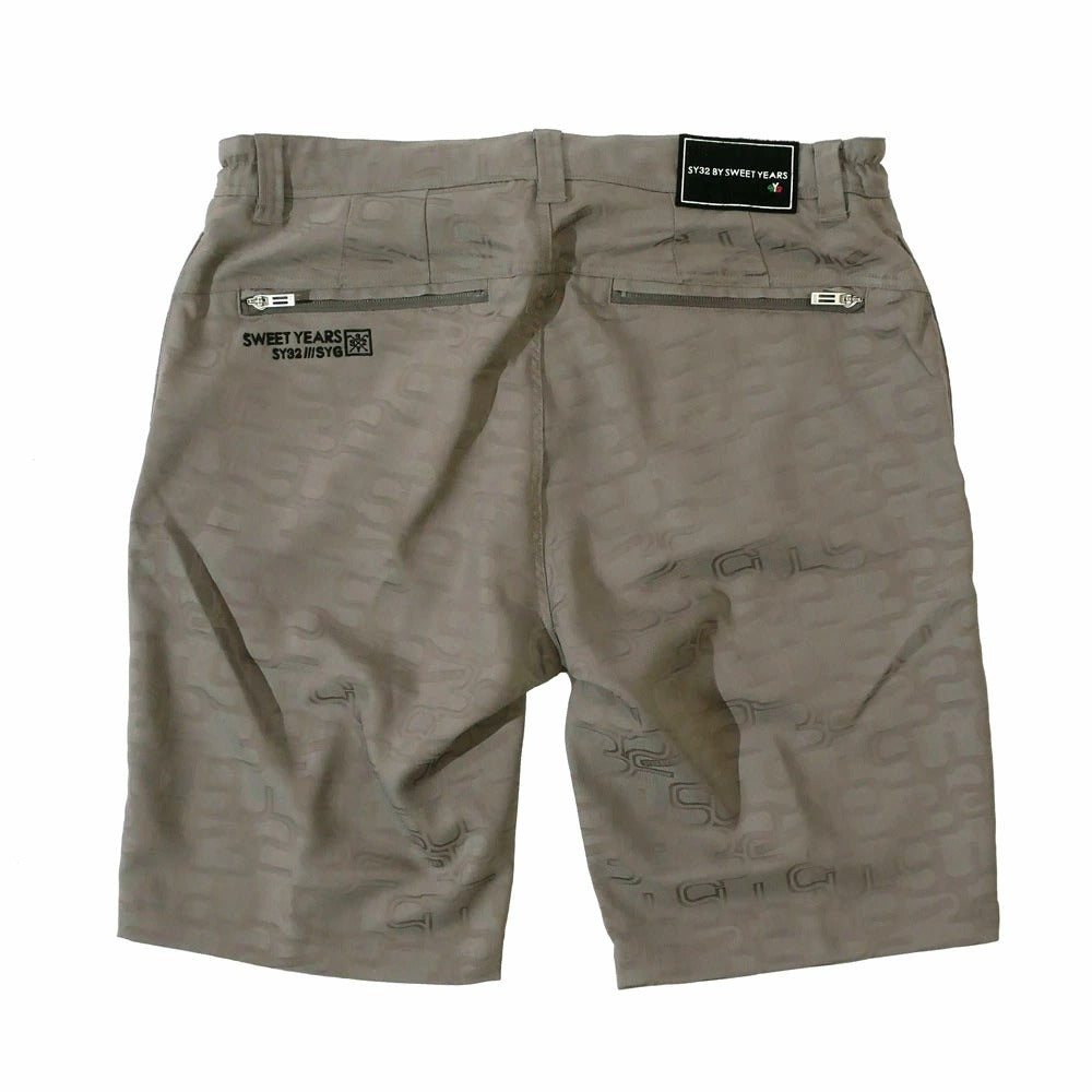 syg-24s37 / SY32 by SWEET YEARS GOLF エスワイ サーティトゥ バイ スウィートイヤーズ ゴルフ ショートパンツ 総柄 STRETCH SYG WOVEN JO SHORTS ショートパンツ