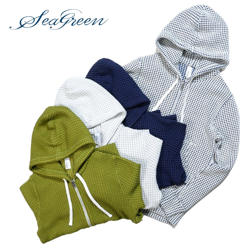 Seagreen / シーグリーン パーカー ワッフル