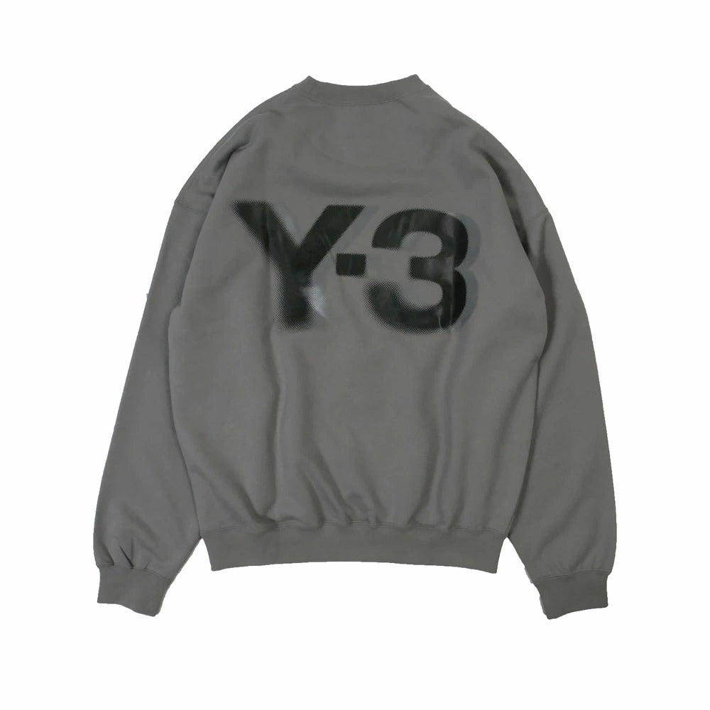 jd9815 / Y-3 ワイスリー LOGO CREW CHSOGR 長袖トレーナー