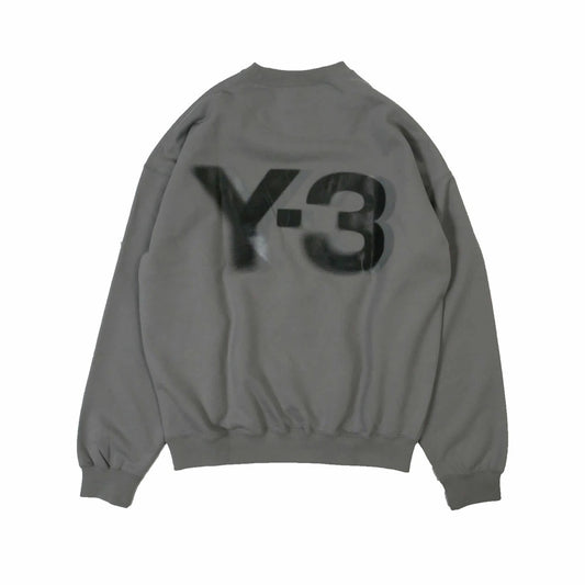 jd9815 / Y-3 ワイスリー LOGO CREW CHSOGR 長袖トレーナー