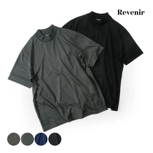 Revenir / リブ二ール 半袖ニット Tシャツ