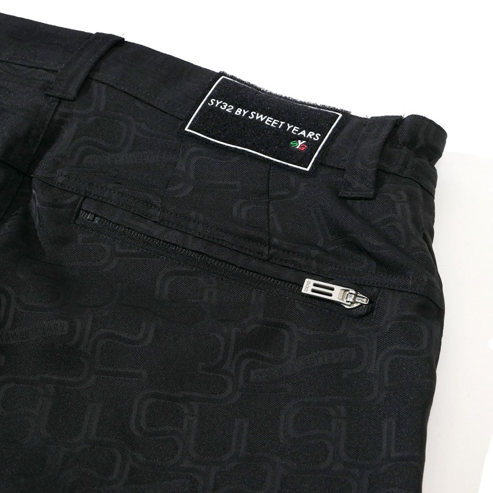 syg-24s37 / SY32 by SWEET YEARS GOLF エスワイ サーティトゥ バイ スウィートイヤーズ ゴルフ ショートパンツ 総柄 STRETCH SYG WOVEN JO SHORTS ショートパンツ