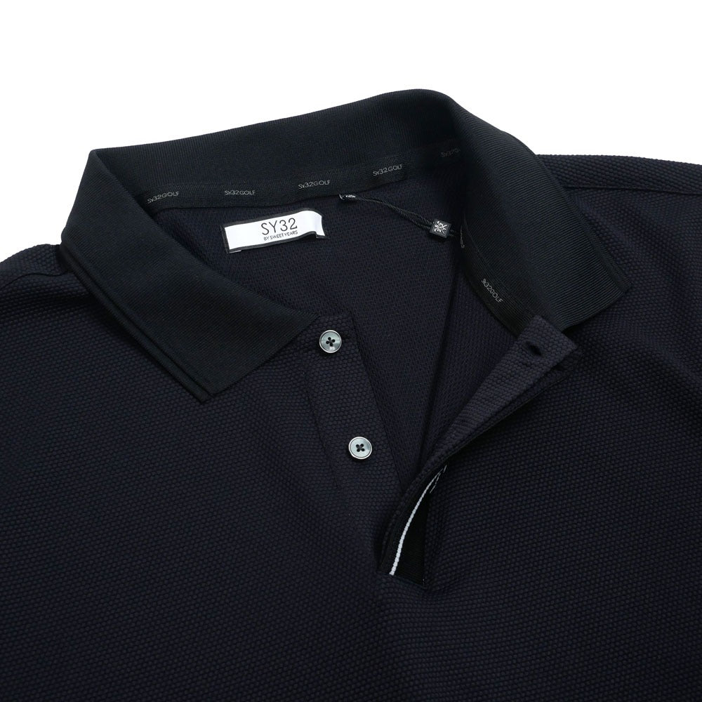 syg-25sabs020 / SY32 by SWEET YEARS GOLF エスワイ32 バイ スウィートイヤーズ ゴルフ ポロシャツ 半袖 JL RENEW WAVE POLO