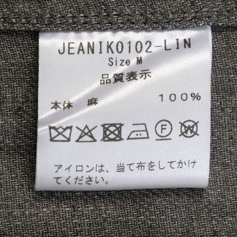 Jeanik / セカンドリネン ジーニック 2nd-lin リネンジャケット Gジャン