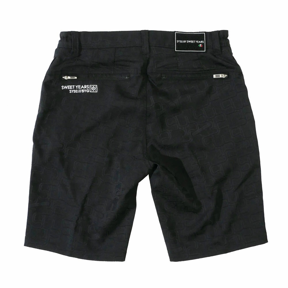 syg-24s37 / SY32 by SWEET YEARS GOLF エスワイ サーティトゥ バイ スウィートイヤーズ ゴルフ ショートパンツ 総柄 STRETCH SYG WOVEN JO SHORTS ショートパンツ