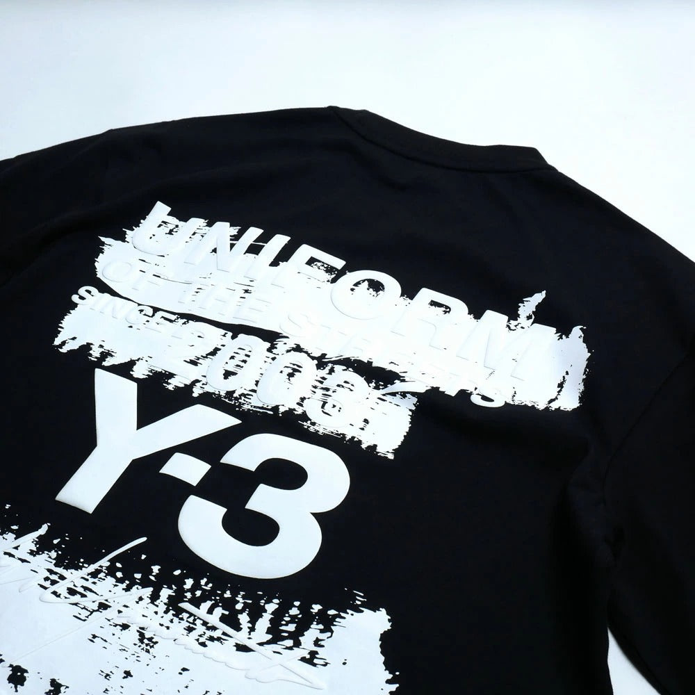 jn4880 / Y-3 ワイスリー U GFX LS TEE 長袖カットソー
