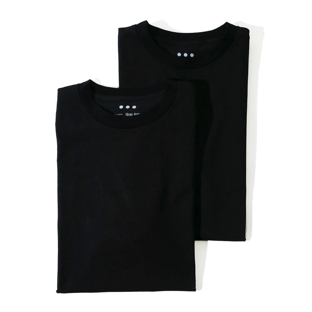 three dots / スリードッツ 半袖カットソー 2パック Tシャツ