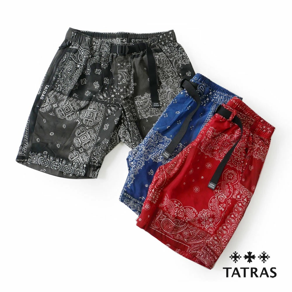 mtat23s5101-s / TATRAS タトラス メンズ ENUELE エニュエル バンダナ柄 ショートパンツ