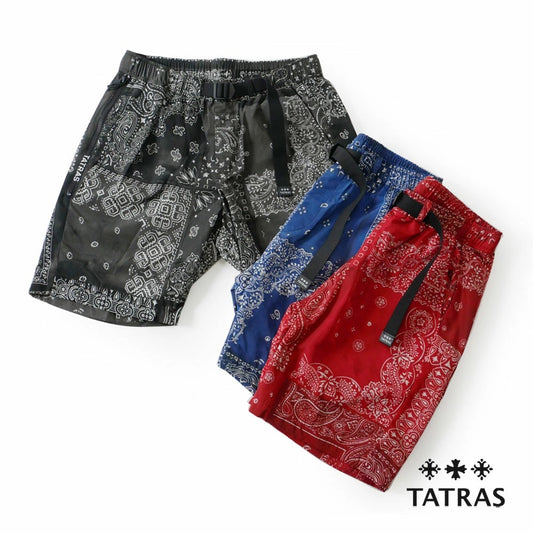 mtat23s5101-s / TATRAS タトラス メンズ ENUELE エニュエル バンダナ柄 ショートパンツ