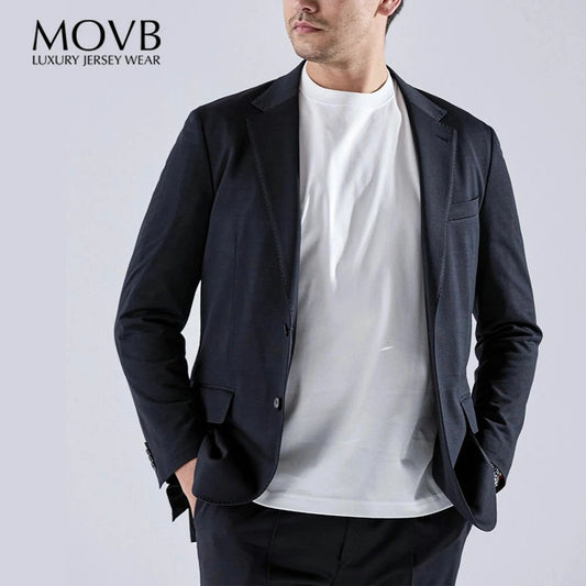 MOVB / ヘリックスウールジャージープレーン モーヴ テーラードジャケット Helix Wool Jersey Plain シングル2B テーラードジャケット