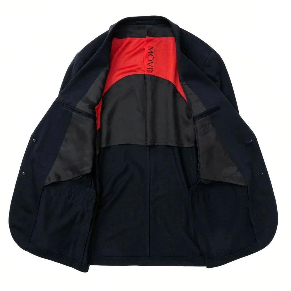 MOVB / ヘリックスウールジャージープレーン モーヴ テーラードジャケット Helix Wool Jersey Plain シングル2B テーラードジャケット