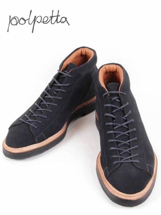 como-navy / POLPETTA ポルペッタ COMO スエードブーツ