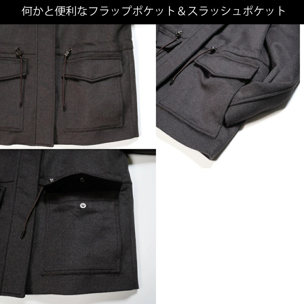 358-41154 / MOORER レディース フーデッド ダウンジャケット