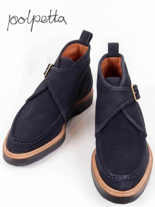 bormio-navy / POLPETTA ポルペッタ BORMIO チャッカブーツ