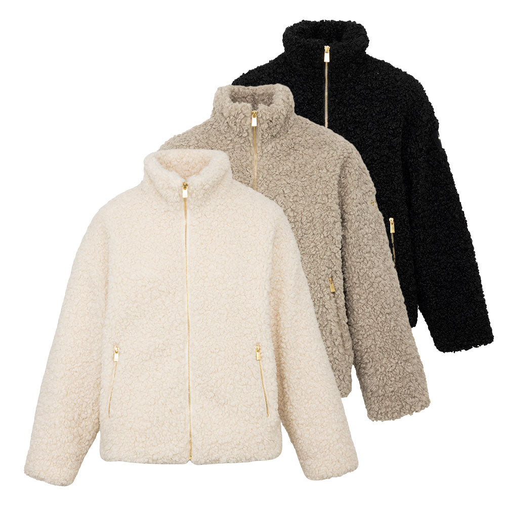 lcka00410335883588 / TATRAS レディース ボアブルゾン ルエラ LUELA