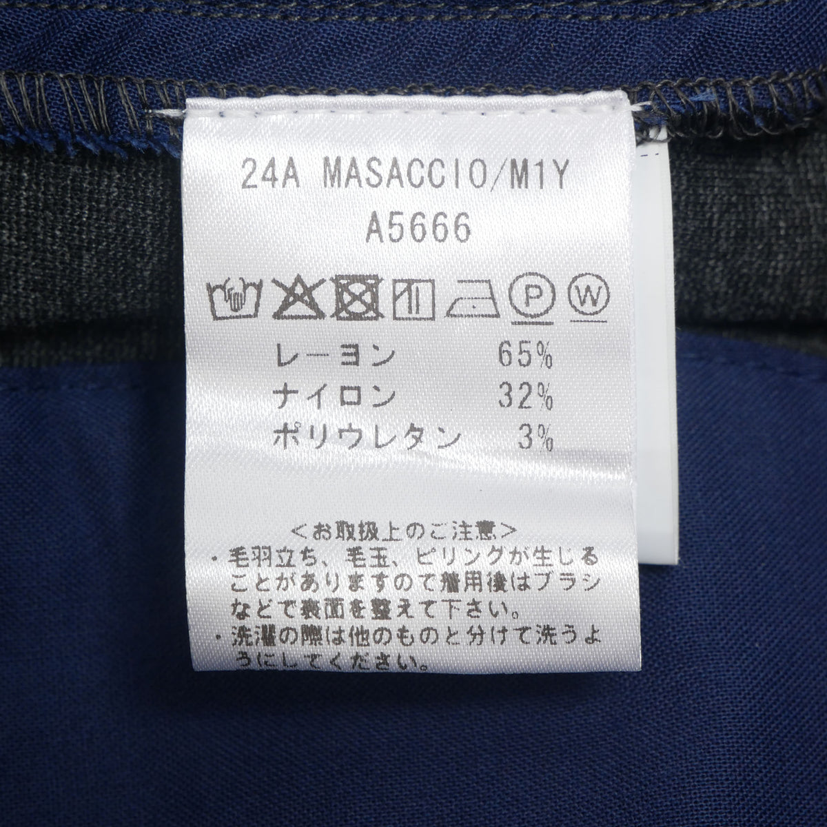 MASACCIO M1Y-A5666 / giab's archivio メンズ マサッチョ NEW WASHABLE JERSEY