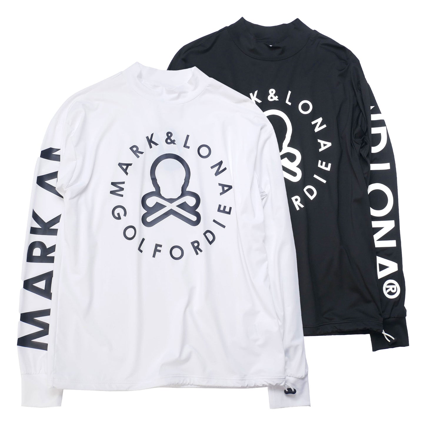 mlm-3c-au01 / MARK&LONA メンズ 長袖 モックネックT