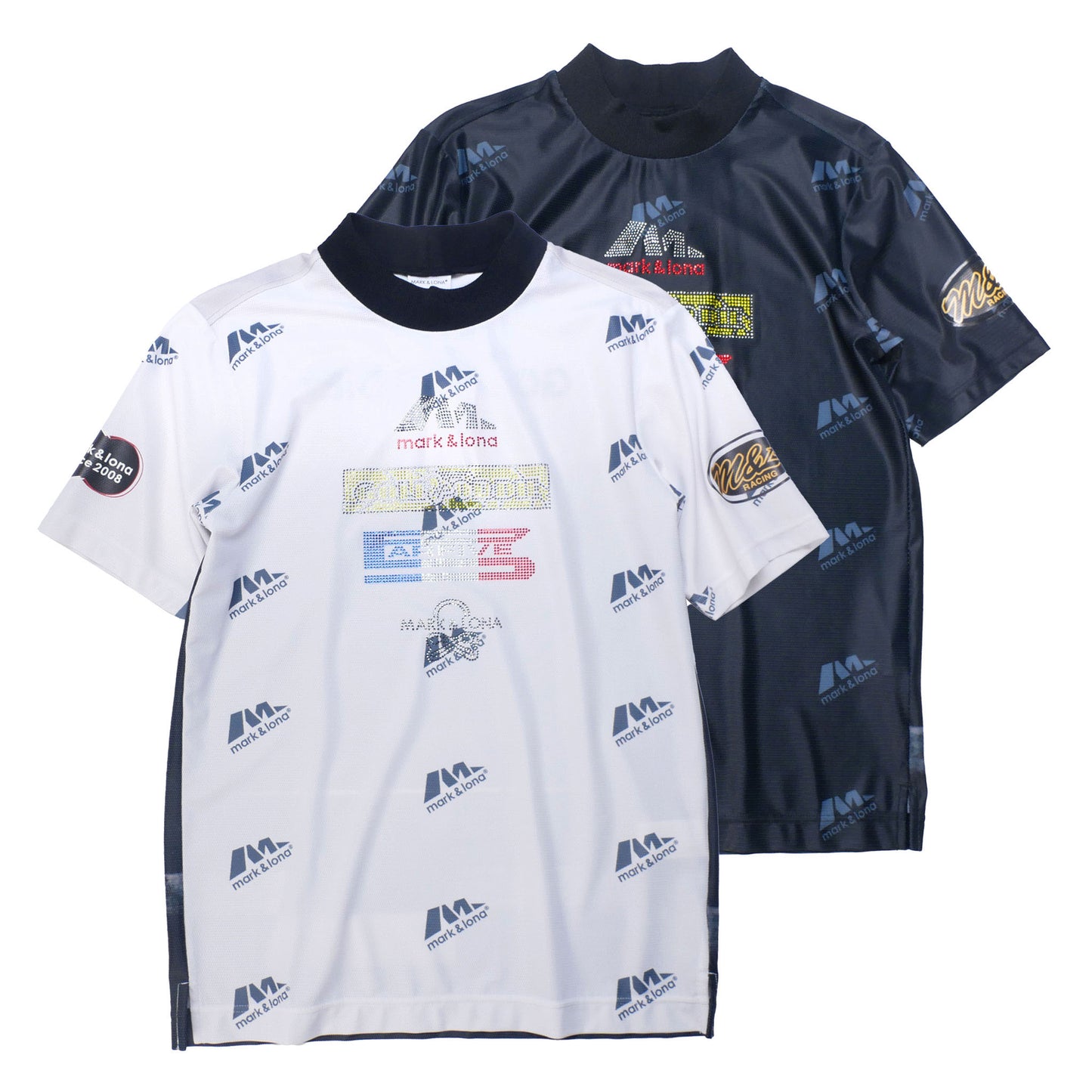 mlm-5a-aa01 / MARK&LONA メンズ モックネック Tシャツ