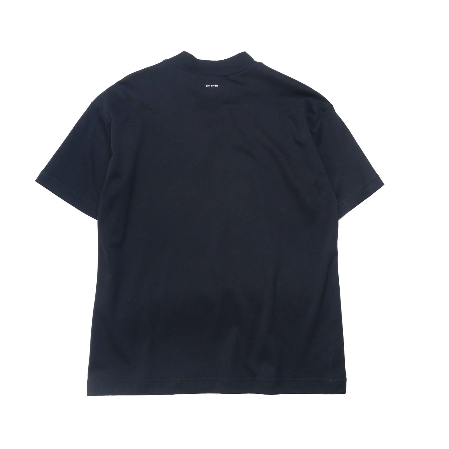 mlm-5c-aa04 / MARK&LONA メンズ 半袖 ラインストーン モックネック Tシャツ