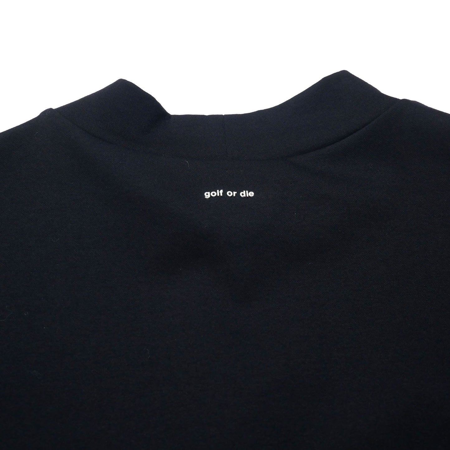 mlm-5c-aa04 / MARK&LONA メンズ 半袖 ラインストーン モックネック Tシャツ