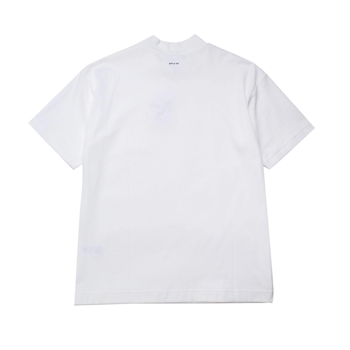 mlm-5c-aa04 / MARK&LONA メンズ 半袖 ラインストーン モックネック Tシャツ