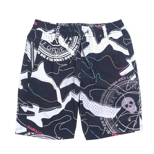 mlm-6a-at08 / MARK&LONA メンズ Rainbow-Camoショーツ