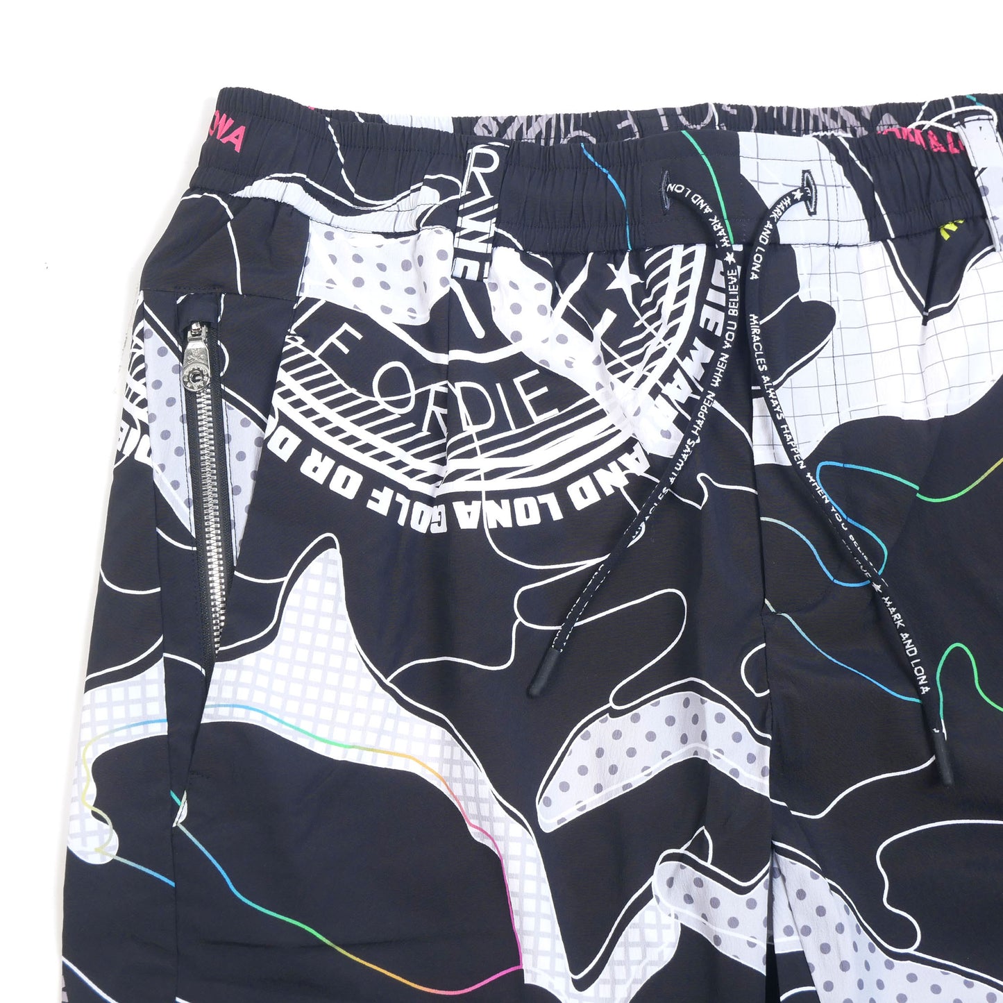 mlm-6a-at08 / MARK&LONA メンズ Rainbow-Camoショーツ