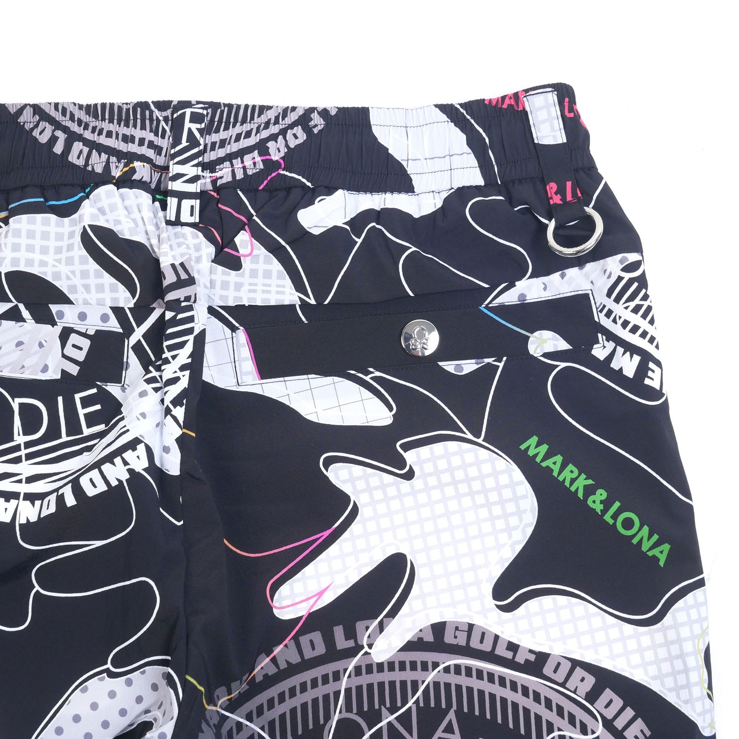 mlm-6a-at08 / MARK&LONA メンズ Rainbow-Camoショーツ