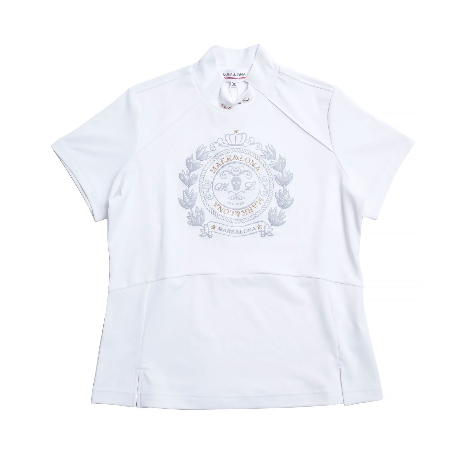 mlw-6a-aa04 / MARK&LONA レディース モックネックTEE