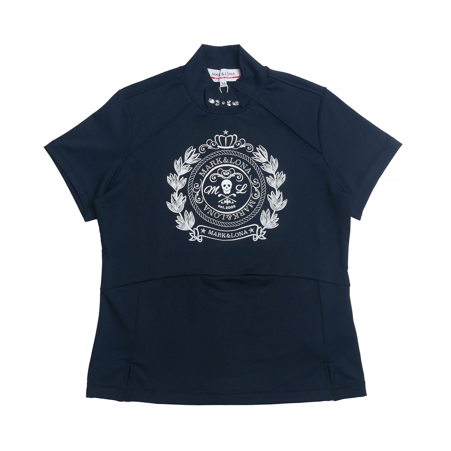mlw-6a-aa04 / MARK&LONA レディース モックネックTEE