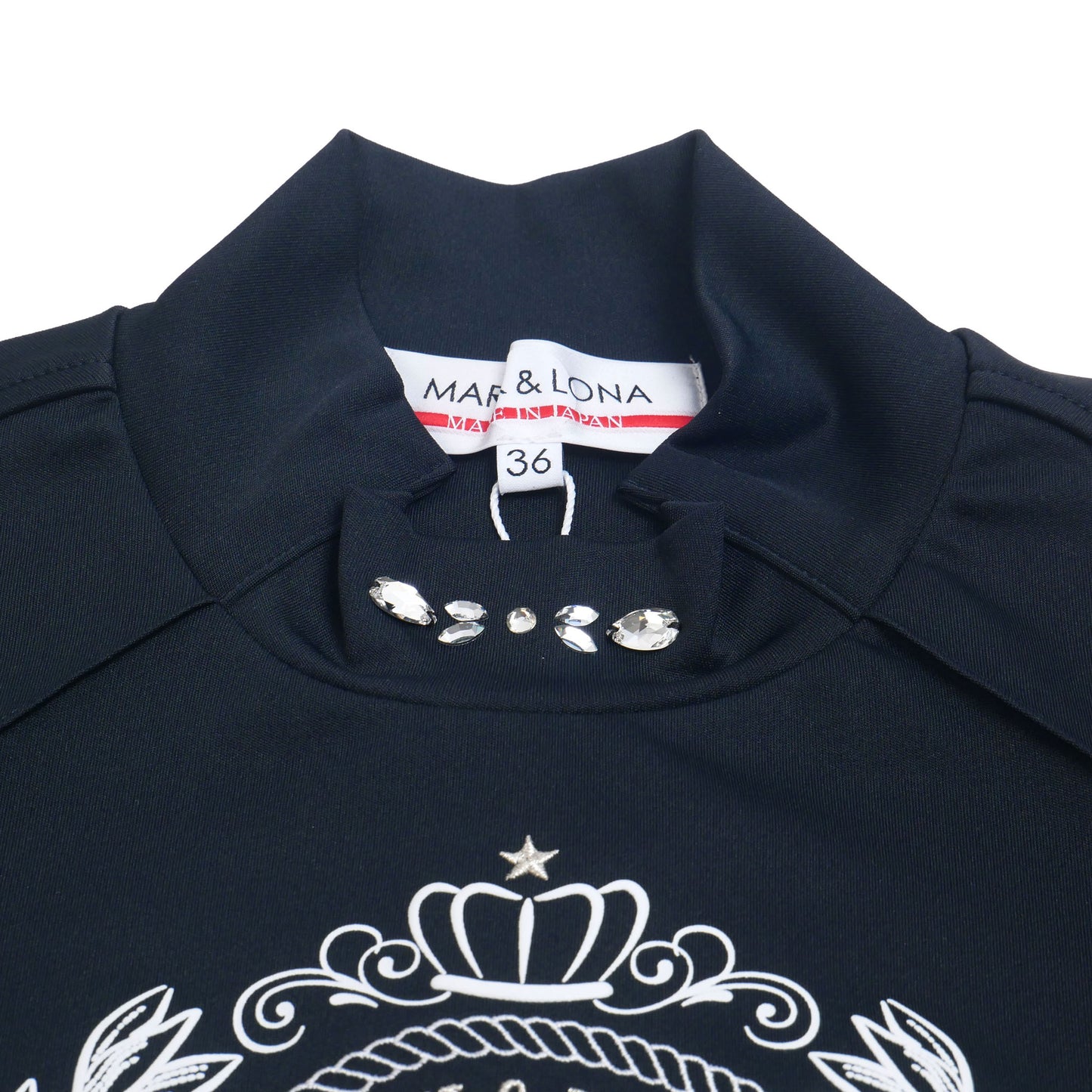 mlw-6a-aa04 / MARK&LONA レディース モックネックTEE