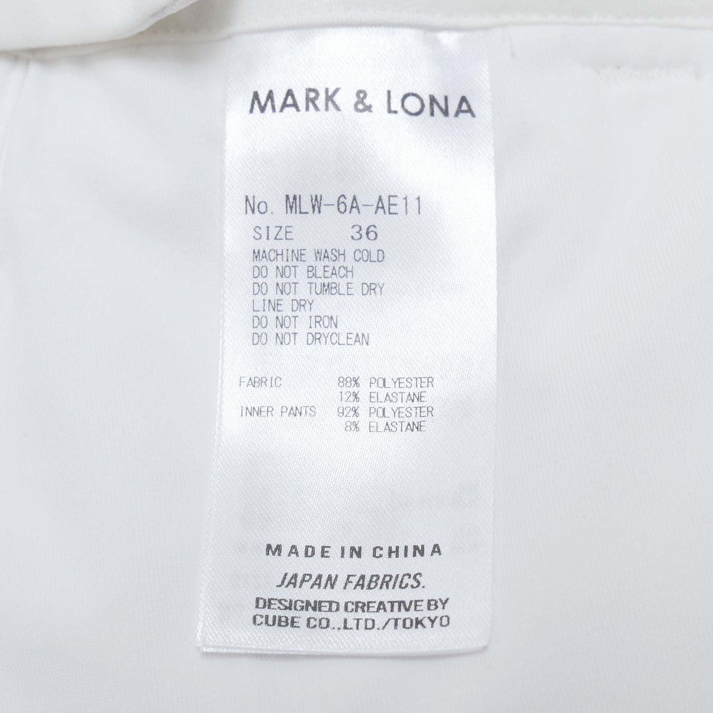 mlw-6a-ae11 / MARK&LONA レディース セミタイトスカート