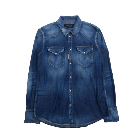Dsquared2 ディースクエアード メンズ デニムシャツ s74dm0986
