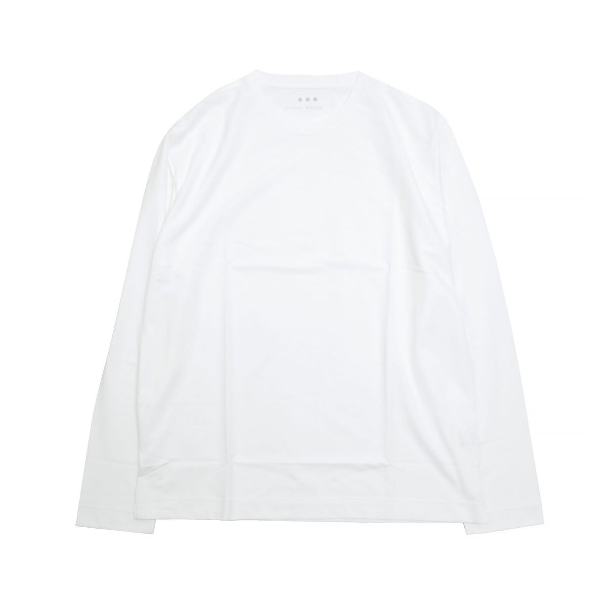 yj2011my / three dots メンズ クルーネック 長袖カットソー