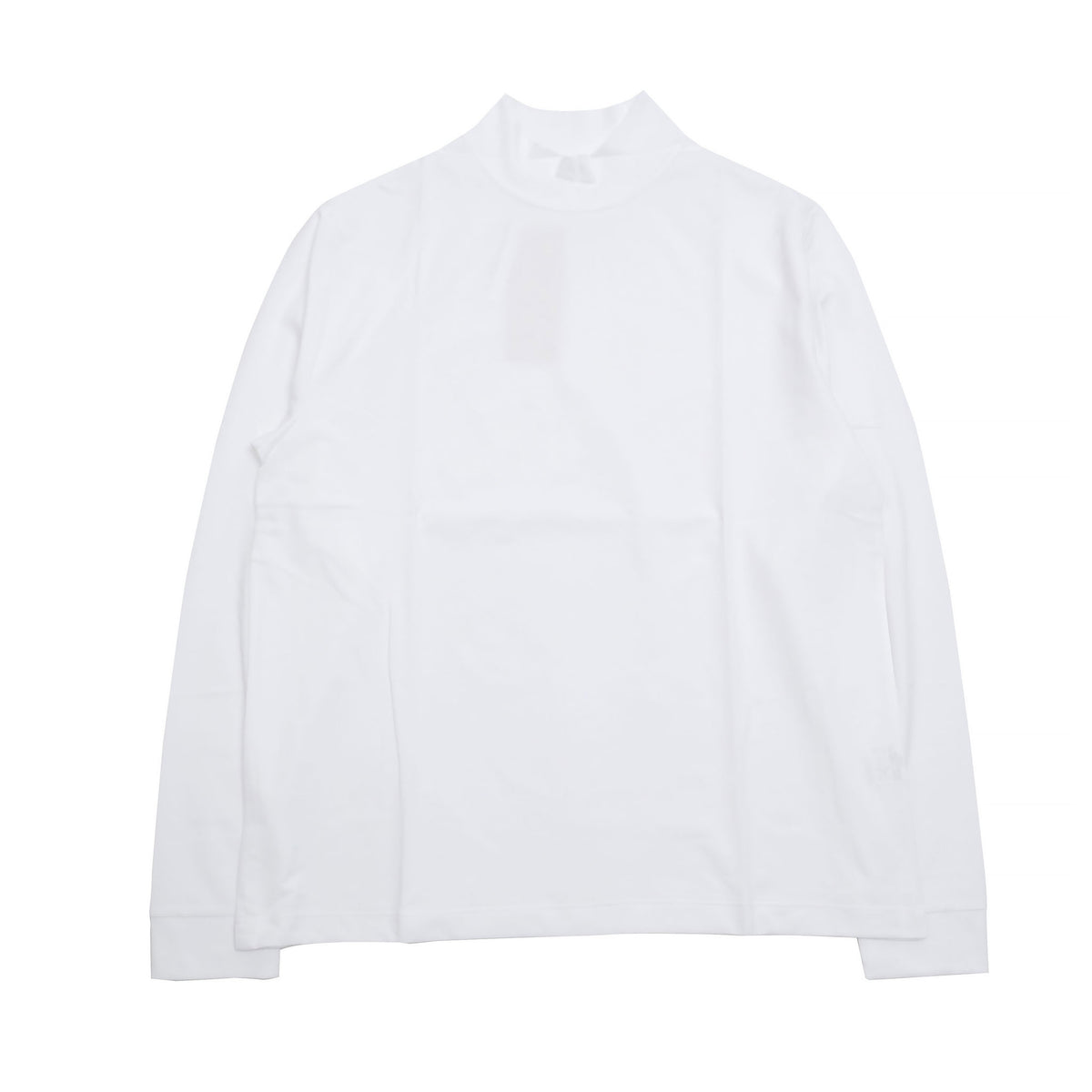 yj2013my / three dots メンズ パウダリーコットン モックネック 長袖カットソー