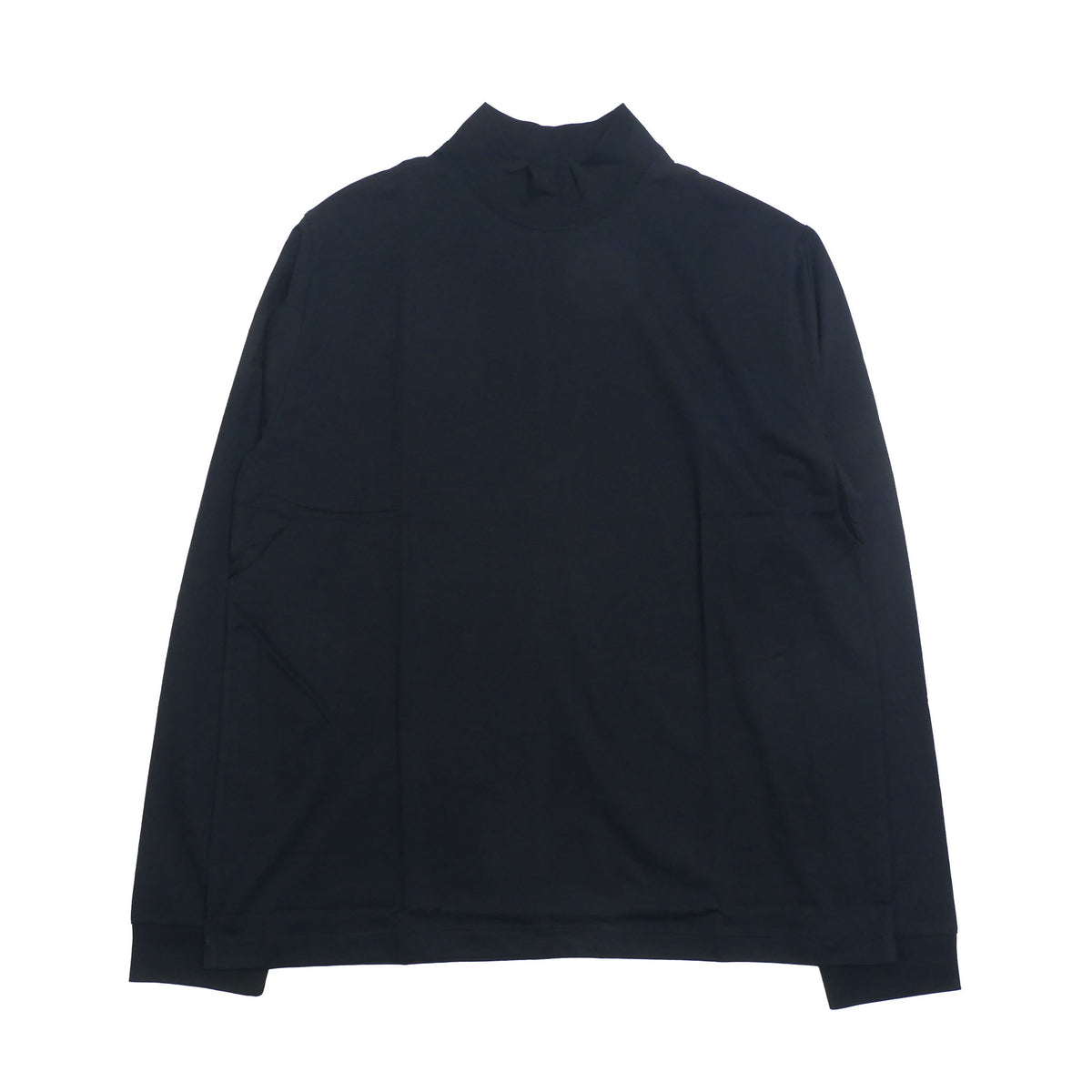 yj2013my / three dots メンズ パウダリーコットン モックネック 長袖カットソー
